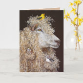 Wol-esters-kaart Kaart (Gele Bloem)