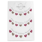 Wol hart 7th of een cadeautas voor bruiloft (Voorkant)