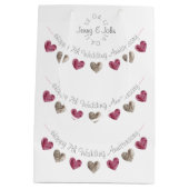 Wol hart 7th of een cadeautas voor bruiloft (Achterkant)