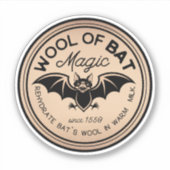 Wol met  label bat Potion (Voorkant)