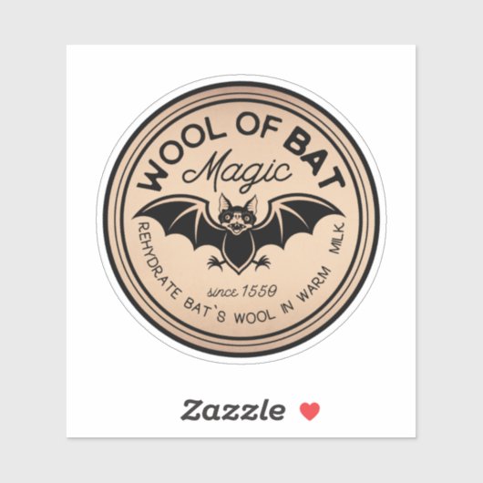 Wol met  label bat Potion (Vel)