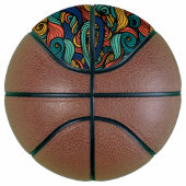 Wol Topped paisley Basketbal (Rechts)