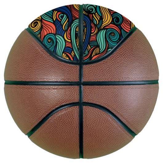 Wol Topped paisley Basketbal (Rechts)