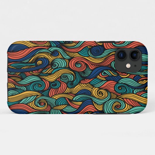 Wol Topped paisley Case-Mate iPhone Case (Achterkant (horizontaal))