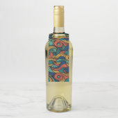 Wol Topped paisley Flessenhanger (Op fles)