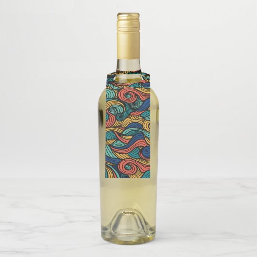 Wol Topped paisley Flessenhanger (Op fles)