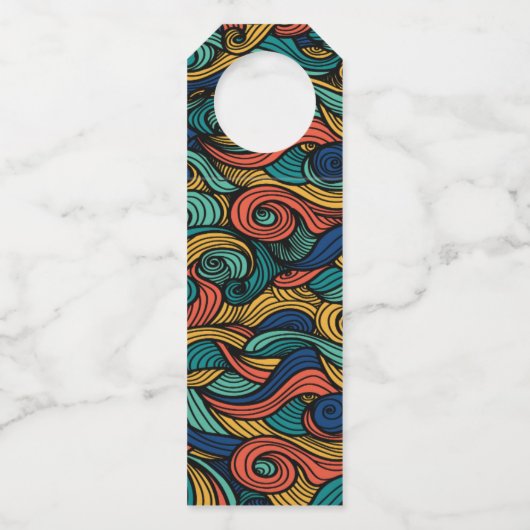 Wol Topped paisley Flessenhanger (Voorkant)