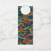 Wol Topped paisley Flessenhanger (Achterkant)