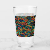 Wol Topped paisley Glas (Achterkant)