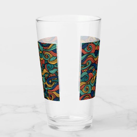 Wol Topped paisley Glas (Links)