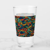 Wol Topped paisley Glas (Voorkant)