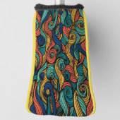 Wol Topped paisley Golfheadcover (Draai 90)