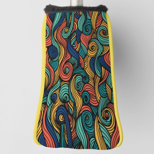 Wol Topped paisley Golfheadcover (Draai 90)