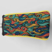 Wol Topped paisley Golfheadcover (Voorkant)