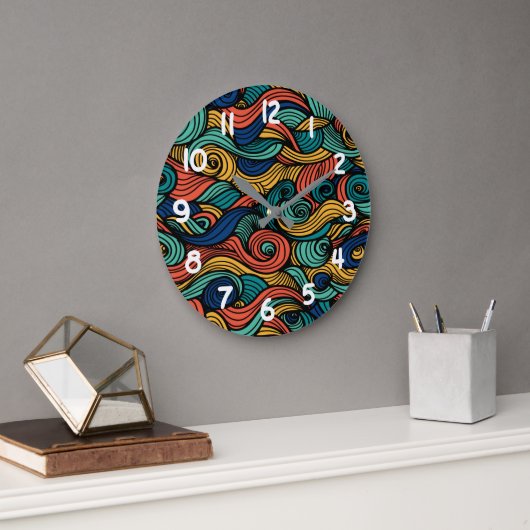 Wol Topped paisley Grote Klok (Kantoor)
