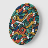 Wol Topped paisley Grote Klok (Hoek)