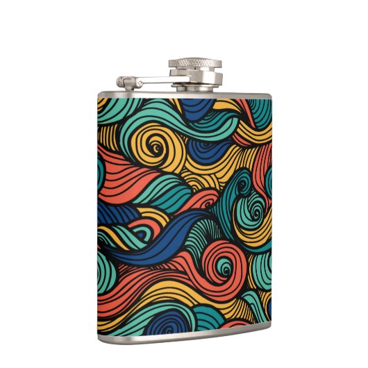 Wol Topped paisley Heupfles (Rechts)