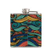 Wol Topped paisley Heupfles (Achterkant)