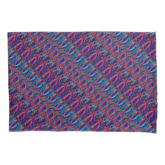 Wol Topped paisley Kussensloop (Voorkant)