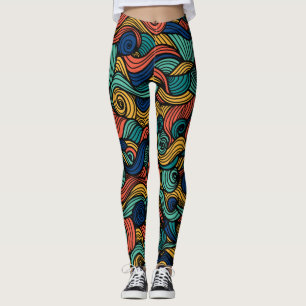 Wol Topped paisley Leggings