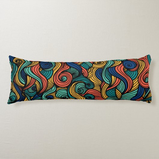 Wol Topped paisley Lichaamskussen (Voorkant)