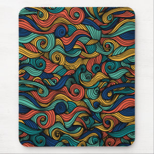 Wol Topped paisley Muismat