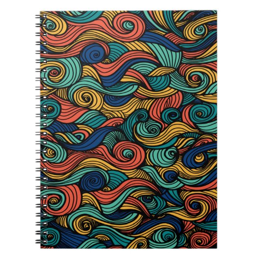 Wol Topped paisley Notitieboek (Voorkant)