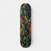 Wol Topped paisley Persoonlijk Skateboard (Voorkant)