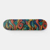 Wol Topped paisley Persoonlijk Skateboard (Horizontaal)
