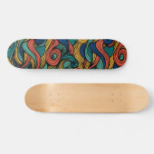 Wol Topped paisley Persoonlijk Skateboard (Horizontaal)