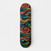 Wol Topped paisley Persoonlijk Skateboard (Voorkant)