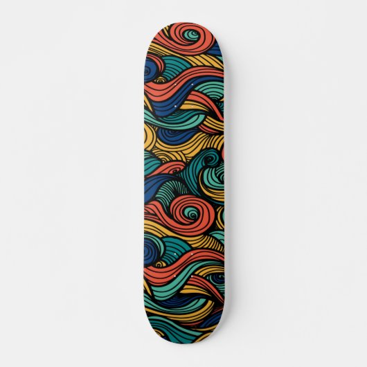 Wol Topped paisley Persoonlijk Skateboard (Voorkant)