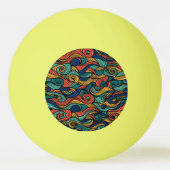 Wol Topped paisley Pingpongbal (Voorkant)