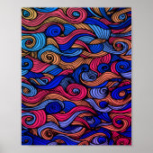 Wol Topped paisley Poster (Voorkant)