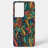 Wol Topped paisley Samsung Galaxy Hoesje (Achterkant)