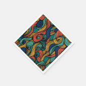 Wol Topped paisley Servet (Hoek)