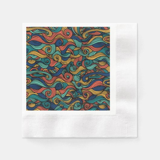 Wol Topped paisley Servet (Voorkant)