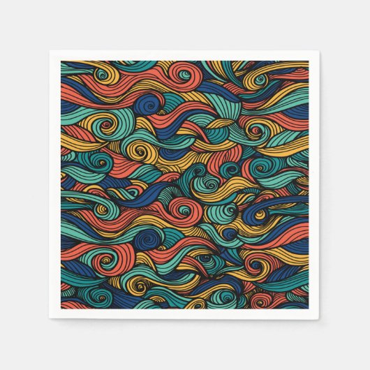 Wol Topped paisley Servet (Voorkant)