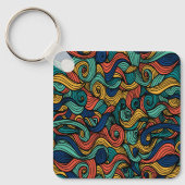 Wol Topped paisley Sleutelhanger (Voorkant)