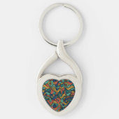 Wol Topped paisley Sleutelhanger (Voorkant)