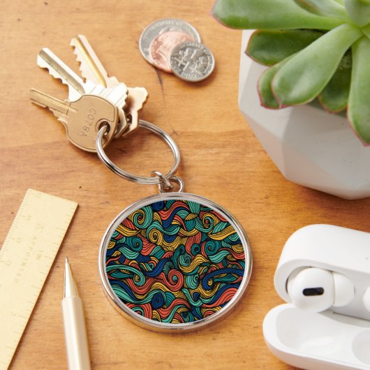 Wol Topped paisley Sleutelhanger (Bureau)