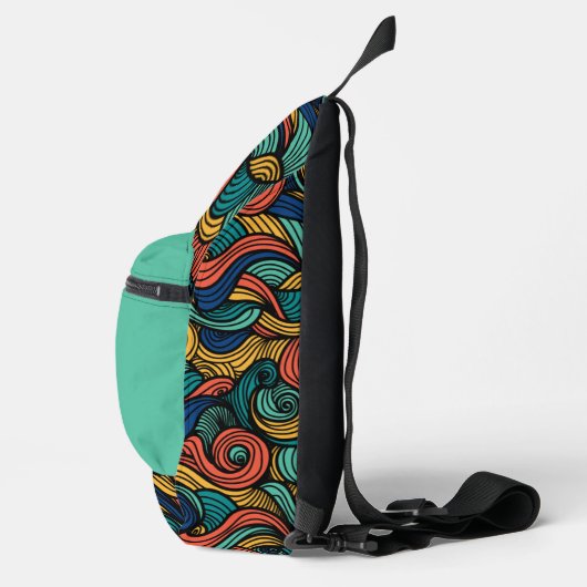 Wol Topped paisley Sling Bag (Rechts)