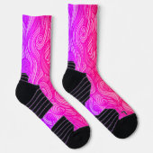 Wol Topped paisley Sokken (Rechts)