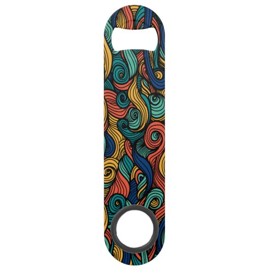 Wol Topped paisley Speed Flessenopener (Voorkant)