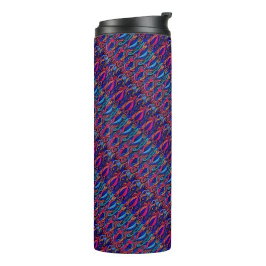 Wol Topped paisley Thermosbeker (Gedraaid links)