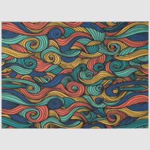 Wol Topped paisley Tissuepapier