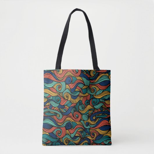 Wol Topped paisley Tote Bag (Voorkant)