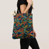 Wol Topped paisley Tote Bag (Dichtbij)