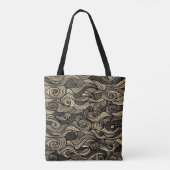 Wol Topped paisley Tote Bag (Achterkant)