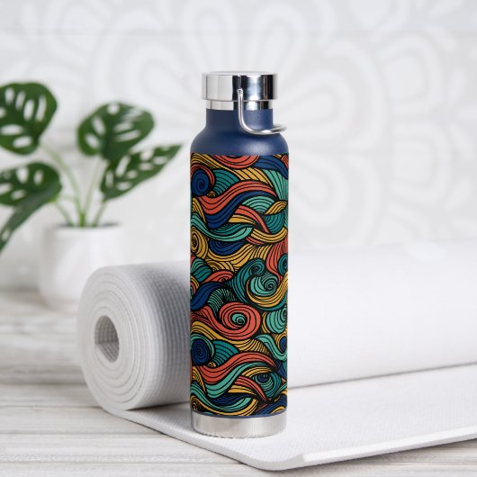 Wol Topped paisley Waterfles (Yoga)